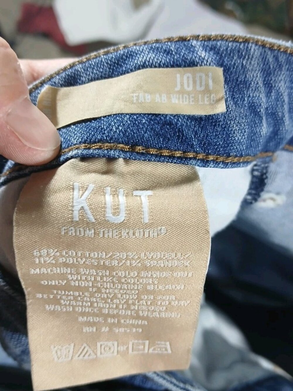 Kut From The Kloth Jodi Fab Ab High Rise Wide Leg Jeans - Picture 5 of 8